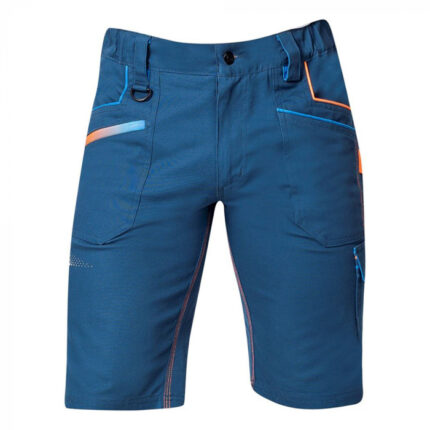 Pantaloni de lucru scurți 98% bumbac, culoarea albastru-neon, Ardon CREATRON