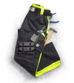 Pantaloni în talie de iarnă negri, Ardon NEON