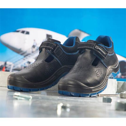 Sandale cu lamela antiperforatie si bombeu metalic, KING S1P SRC