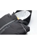 Jachetă de iarnă cu glugă neagră 100% poliester, Ardon WINTER VISION