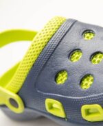 Șlapi tip crocs verde-bleumarin ușori din material EVA, Ardon CROCS MARINE