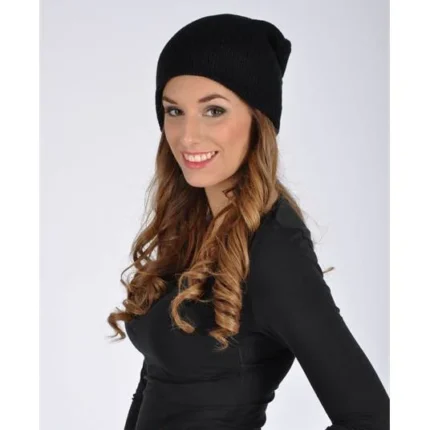 Fes negru călduros de iarnă 100% acrilic, Ardon CARL