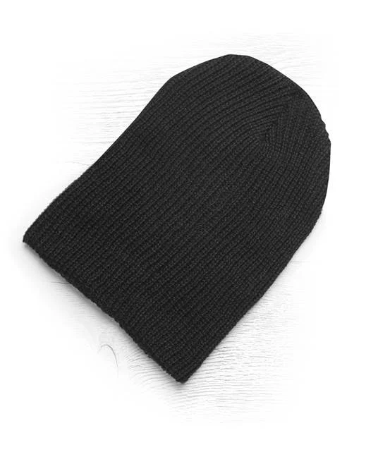 Fes negru călduros de iarnă 100% acrilic, Ardon CARL
