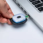 Fes bleumarin cu lanternă LED USB, Ardon BOAST