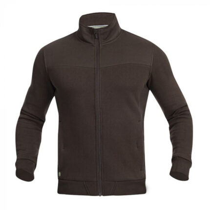 Hanorac maro fără glugă, 50% bumbac, 50% poliester, Ardon M007