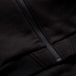 Hanorac negru fără glugă, 50% bumbac, 50% poliester, Ardon M007