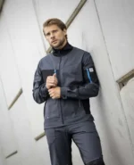 Jachetă de lucru gri 98% bumbac, Ardon 4XSTRETCH