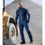Jachetă de lucru albastră bumbac 98%, Ardon CREATRON