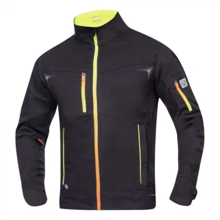 Jachetă de lucru neagră bumbac 98%, Ardon CREATRON