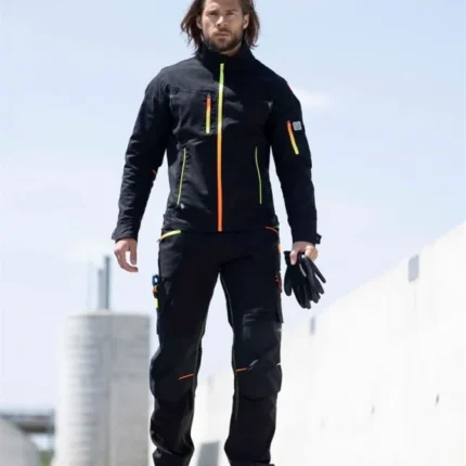 Jachetă de lucru neagră bumbac 98%, Ardon CREATRON