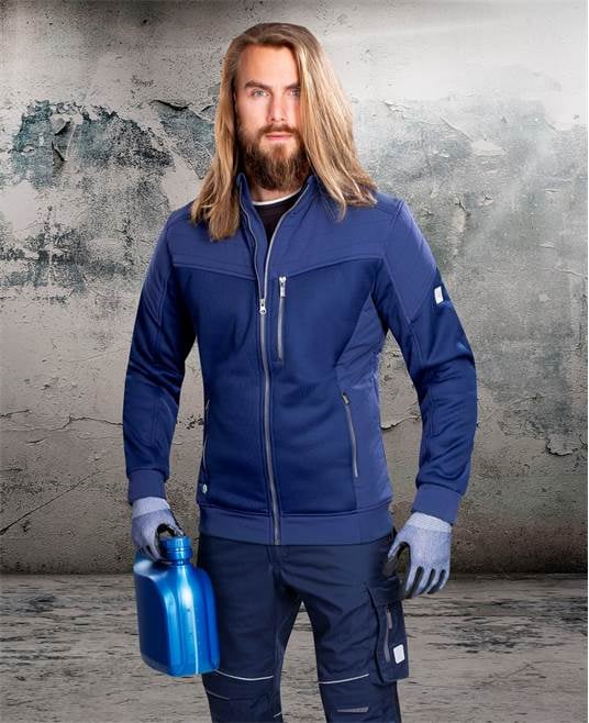 Jachetă fără glugă bleumarin 100% poliester, 370 g/mp, Ardon HYBRID