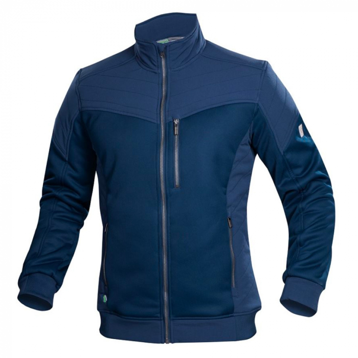 Jachetă fără glugă bleumarin 100% poliester, 370 g/mp, Ardon HYBRID