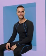 Tricou negru termic din lână merinos, Ardon NAVI