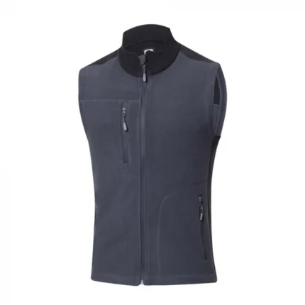 Vestă de iarnă 100% poliester gri-închis fleece, Ardon MARTIN